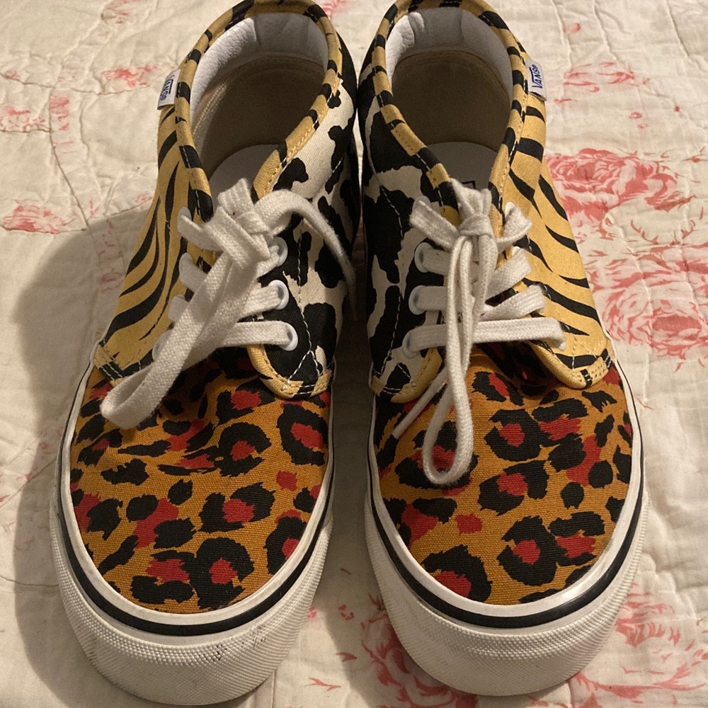 Vans Men's Multicolor Animal Print Sneakers